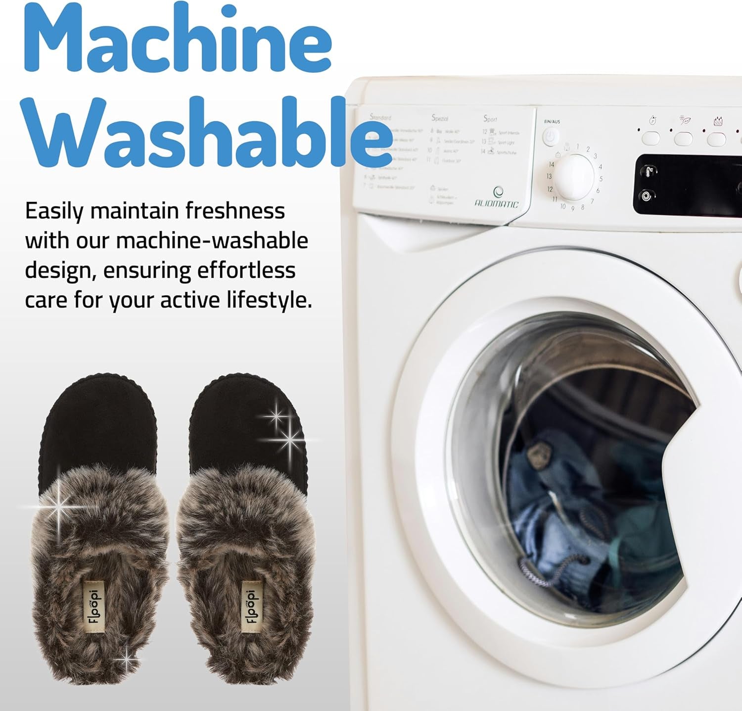 House Slippers for Women, Aztec Fur Lined Clog Womens Slippers Cozy Memory Foam with Indoor and Outdoor anti Skid Sole